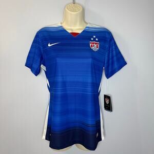 Nike USWNT USA National Team Away Soccer Jersey Navy Blue Women Sz M New